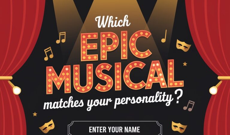 🎭 Which Epic Musical Matches Your Personality? 🎶