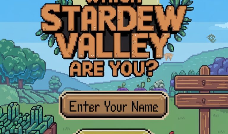 Which Stardew Valley Character Are You?